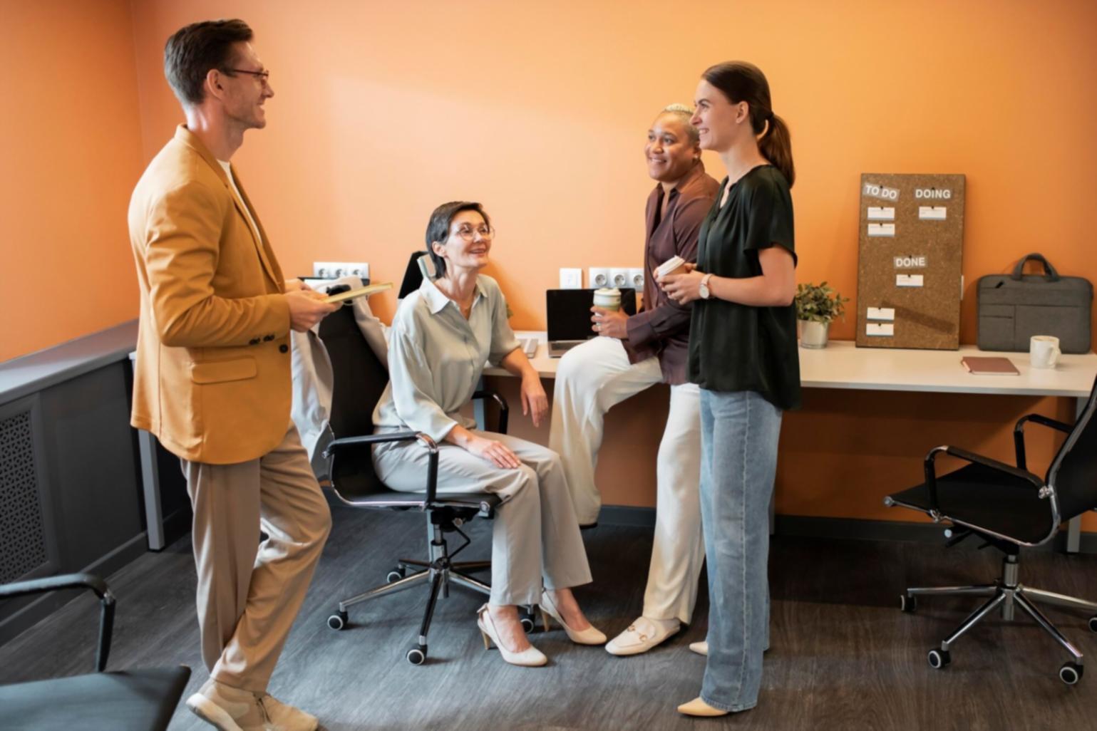 Discussion transparente autour de documents financiers